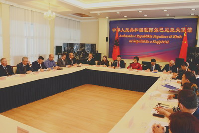 圖片來源：中國駐阿爾巴尼亞大使館網(wǎng)站