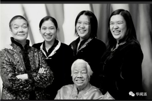 (從左至右)母親Mable、妹妹、外婆Lily(前排)和謝氏兩姐妹。(英國《華聞周刊》微信公眾號(hào) 資料圖)
