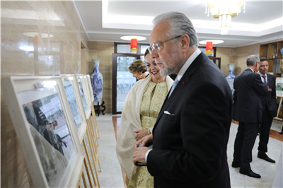 活動(dòng)現(xiàn)場。（中國駐摩洛哥大使館）