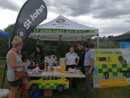 St John募捐活動現(xiàn)場。(圖片由受訪者提供)