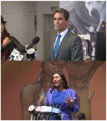 里諾(上)和布里德(下)先后召開發(fā)布會 美國中文網(wǎng)官子俊攝 里諾(上)和布里德(下)先后召開發(fā)布會 美國中文網(wǎng)官子俊攝