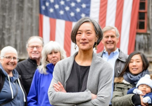 不能讓支持者失望，這種壓力激勵戴怡平不放棄。(美國《世界日報》 戴怡平提供)