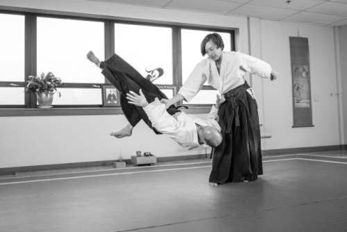 戴怡平認為，合氣道強迫一個人正視、克服恐懼。(美國《世界日報》 戴怡平提供)