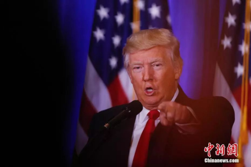 資料圖：美國(guó)總統(tǒng)特朗普