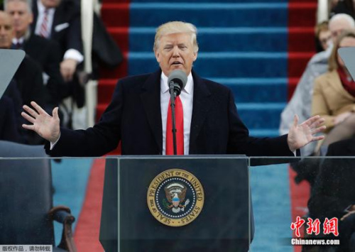 資料圖片：美國總統(tǒng)特朗普。