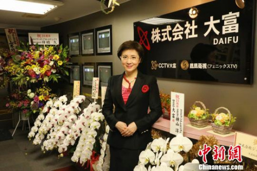 臺慶當(dāng)天張麗玲在電視臺?！CTV大富供圖