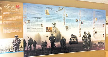 展覽現(xiàn)場(chǎng)。(圖片來(lái)源：加拿大《明報(bào)》記者 張伶銖 攝)