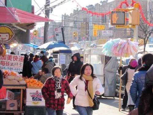 布魯克林8大道近年來有愈來愈多福州移民遷入。(圖片來源：美國(guó)《世界日?qǐng)?bào)》/顏嘉瑩攝)