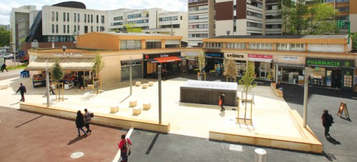 克雷代伊市利維爾（La Lévriere）廣場。（圖片來源：《歐洲時報》 引自克雷代伊市官網(wǎng)）