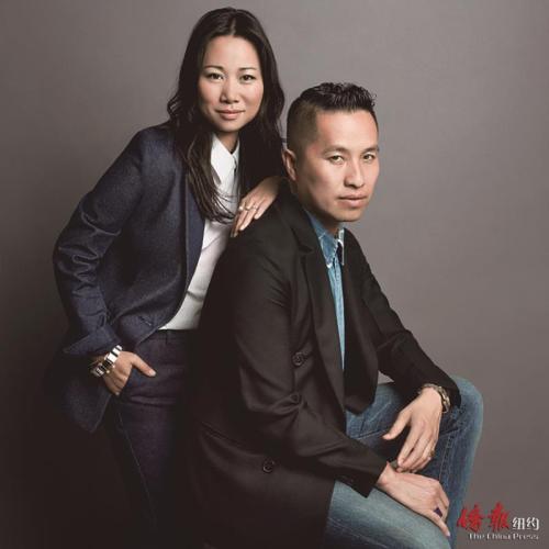 　周絢文與華裔設計師Phillip Lim。(圖片均為周絢文提供)