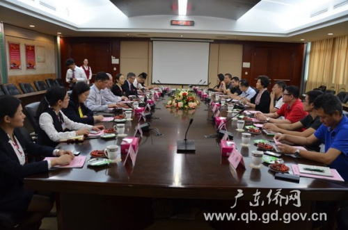 龐國梅主任一行走訪知名僑資企業(yè)——中山完美公司并座談