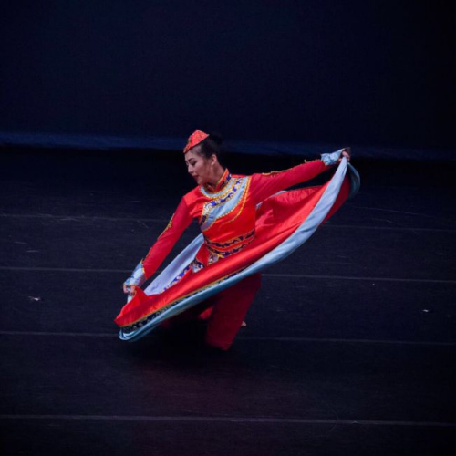 藺婉茹擅長(zhǎng)將中國(guó)民族舞融入西方現(xiàn)代舞之中。(美國(guó)《世界日?qǐng)?bào)》/藺婉茹提供)