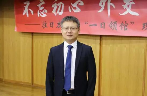 中國駐日本大使館參贊兼總領(lǐng)事詹孔朝