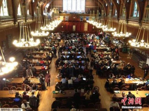 資料圖：哈佛大學(xué)校園。