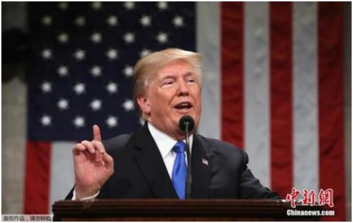 資料圖：美國總統(tǒng)特朗普