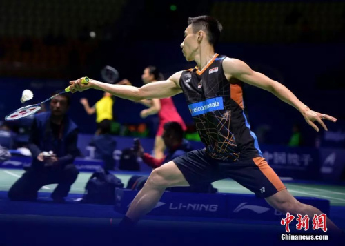 李宗偉在比賽中。<a target='_blank' >中新社</a>記者 王東明 攝