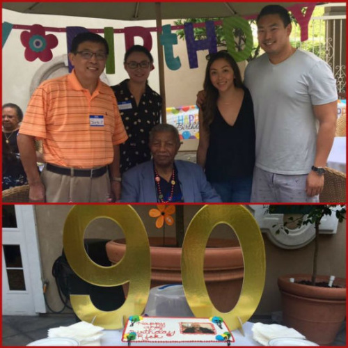 北奧一家與黑人父母瑞克夫婦。圖片來源：受訪者提供