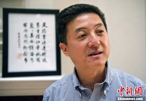 張首晟。陳鋼 攝