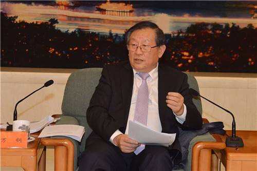 12月10日，中國(guó)僑聯(lián)慶祝改革開(kāi)放40周年座談會(huì)在北京舉行。全國(guó)政協(xié)副主席、致公黨中央主席萬(wàn)鋼出席座談會(huì)并講話。中國(guó)僑聯(lián)供圖。