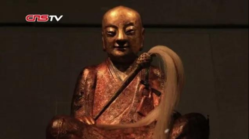 　章公祖師像。視頻截圖