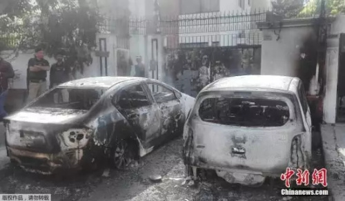 襲擊現(xiàn)場(chǎng)。