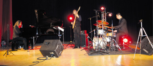 “羅寧三重奏”演出。（《歐洲時(shí)報(bào)》/黃冠杰 攝）