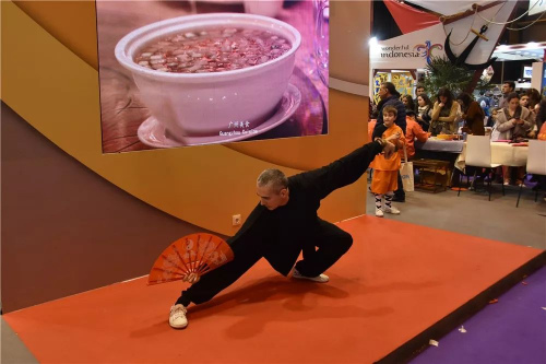 武術表演。（圖片來源：西班牙《歐華報》 林東/攝）