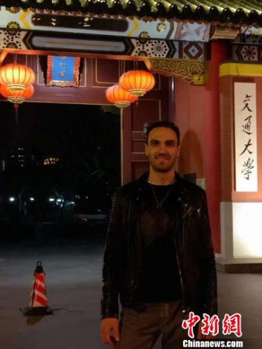 馬克在上海交大的學習生活忙碌而充實。 受訪者供圖