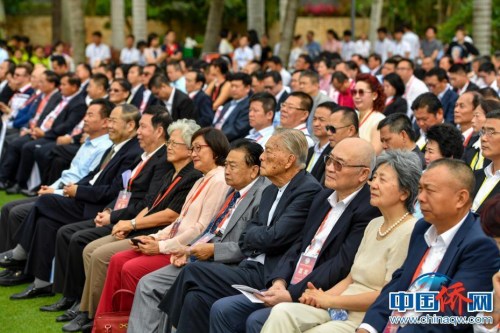 圖為出席開幕式的華人華僑。駱云飛 攝