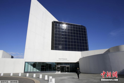 　圖為華裔建筑大師貝聿銘的作品——肯尼迪圖書館。