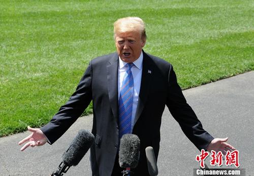 資料圖：美國總統(tǒng)特朗普。<a target='_blank' >中新社</a>記者 陳孟統(tǒng) 攝