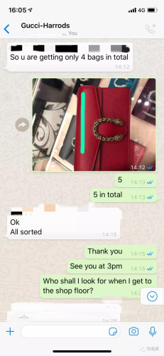 每天代購(gòu)都會(huì)找熟識(shí)的店員“留貨”(來(lái)源：英國(guó)《華聞周刊》圖片由周先生提供)