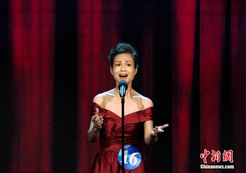 成人組金獎得主張文浩。(<a target='_blank'  >中新網(wǎng)</a>記者 李霈韻 攝)