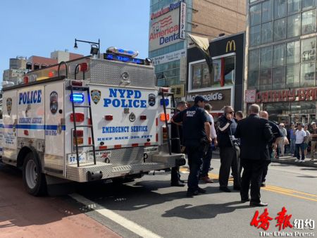 圖：紐約法拉盛街景。(紐約《僑報》記者張晶)