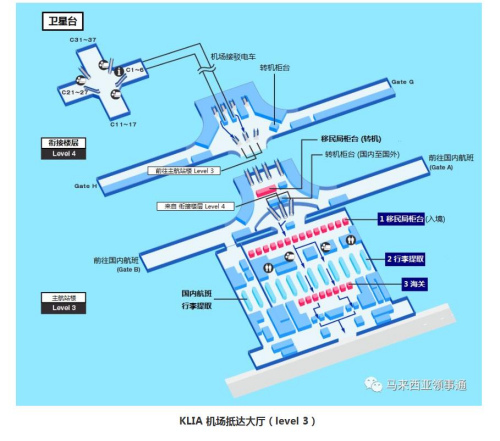KLIA 機場抵達(dá)大廳(level 3) KLIA 機場抵達(dá)大廳(level 3)