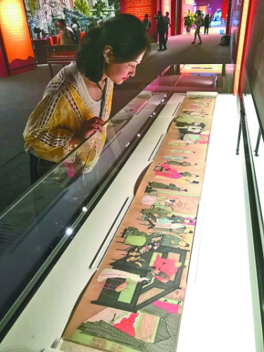 圖為展覽現(xiàn)場(chǎng) 本報(bào)記者 李韻/攝