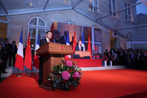 圖片來源：中國駐法國大使館網(wǎng)站