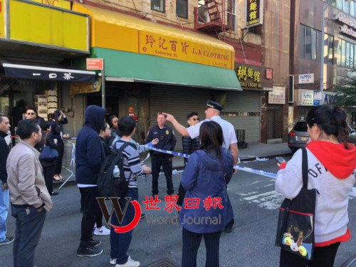警方到場封街調(diào)查。（圖片來源：美國《世界日報(bào)》張晨/攝）