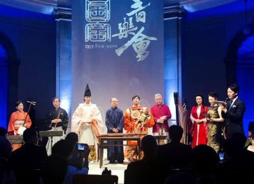 “國寶音樂會”在東京舉辦，多位中日藝術(shù)家聯(lián)袂演出。(日本《中文導(dǎo)報》/楊文凱 攝)