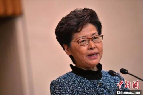 　資料圖：香港特區(qū)行政長(zhǎng)官林鄭月娥。<a target='_blank' >中新社</a>記者 麥尚旻 攝