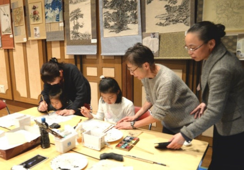 活動(dòng)現(xiàn)場(chǎng)。(日本《中文導(dǎo)報(bào)》/劉幸宇 攝)