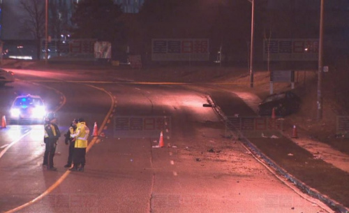 車禍現(xiàn)場(chǎng)(加拿大《星島日?qǐng)?bào)》)