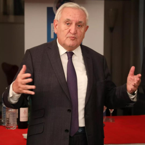 拉法蘭致辭。(《歐洲時(shí)報(bào)》/孔帆 攝)