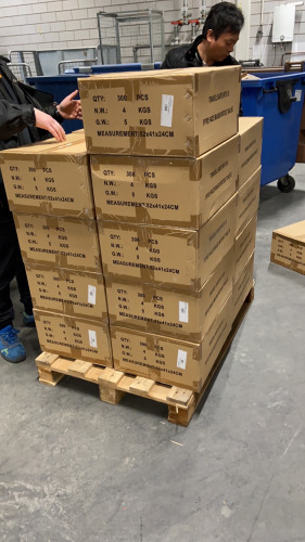 法國法華工商聯(lián)合會捐贈的第一批物資，共6000個口罩，2月2日將空運(yùn)至溫州。（《歐洲時報》）