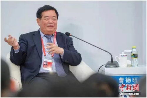 資料圖：中國(guó)僑商聯(lián)合會(huì)榮譽(yù)會(huì)長(zhǎng)、福耀集團(tuán)董事長(zhǎng)曹德旺。