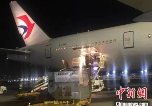 資料圖：源源不斷的物資。