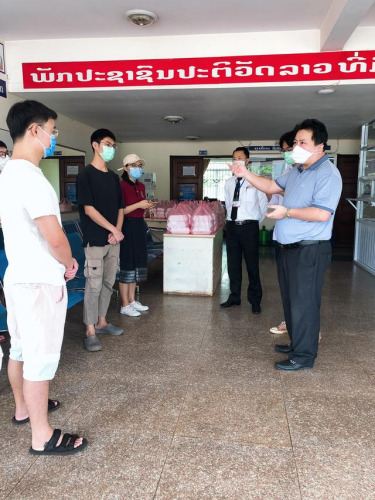 老撾中華總商會(huì)常務(wù)副會(huì)長吳興華。（老撾《中華時(shí)報(bào)》圖）