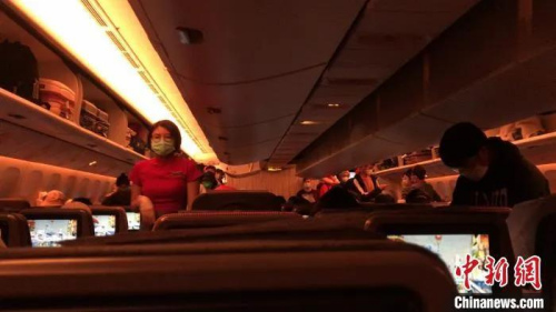 資料圖：飛機(jī)機(jī)艙