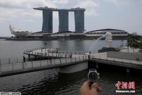 資料圖：新加坡魚尾獅公園。