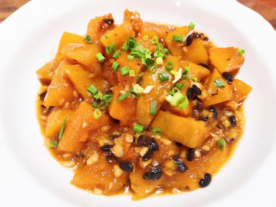 臺山家常煮法的燜番瓜　李曉春　攝